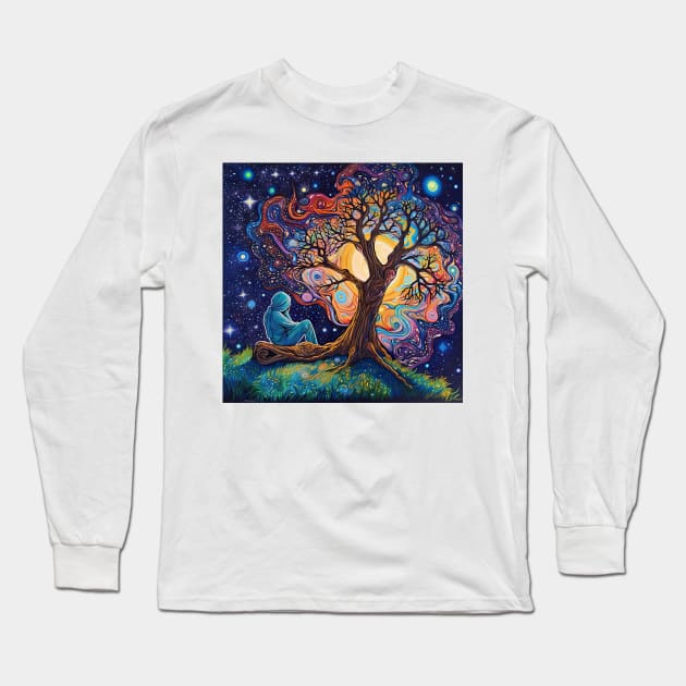 Psychedelic Enchantment Long Sleeve T-Shirt by thewandswant